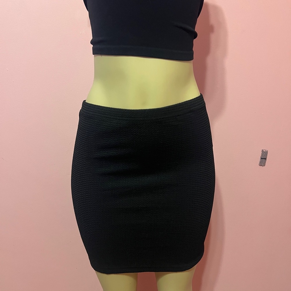 SHEIN Black Mini Skirt